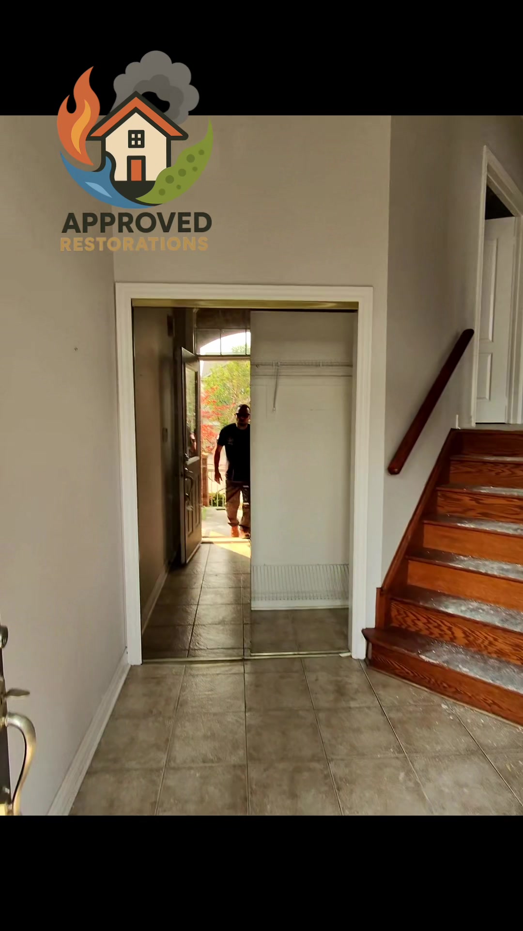 This Vaughan project isn't an emergency call but a top-to-bottom home rejuvenation, so our crew isn't bothering to protect floors we're replacing anyway—we're just letting the debris fall as we scrape every popcorn ceiling and gut the old kitchen to make way for fresh paint, new trim, and modern pot lights.
