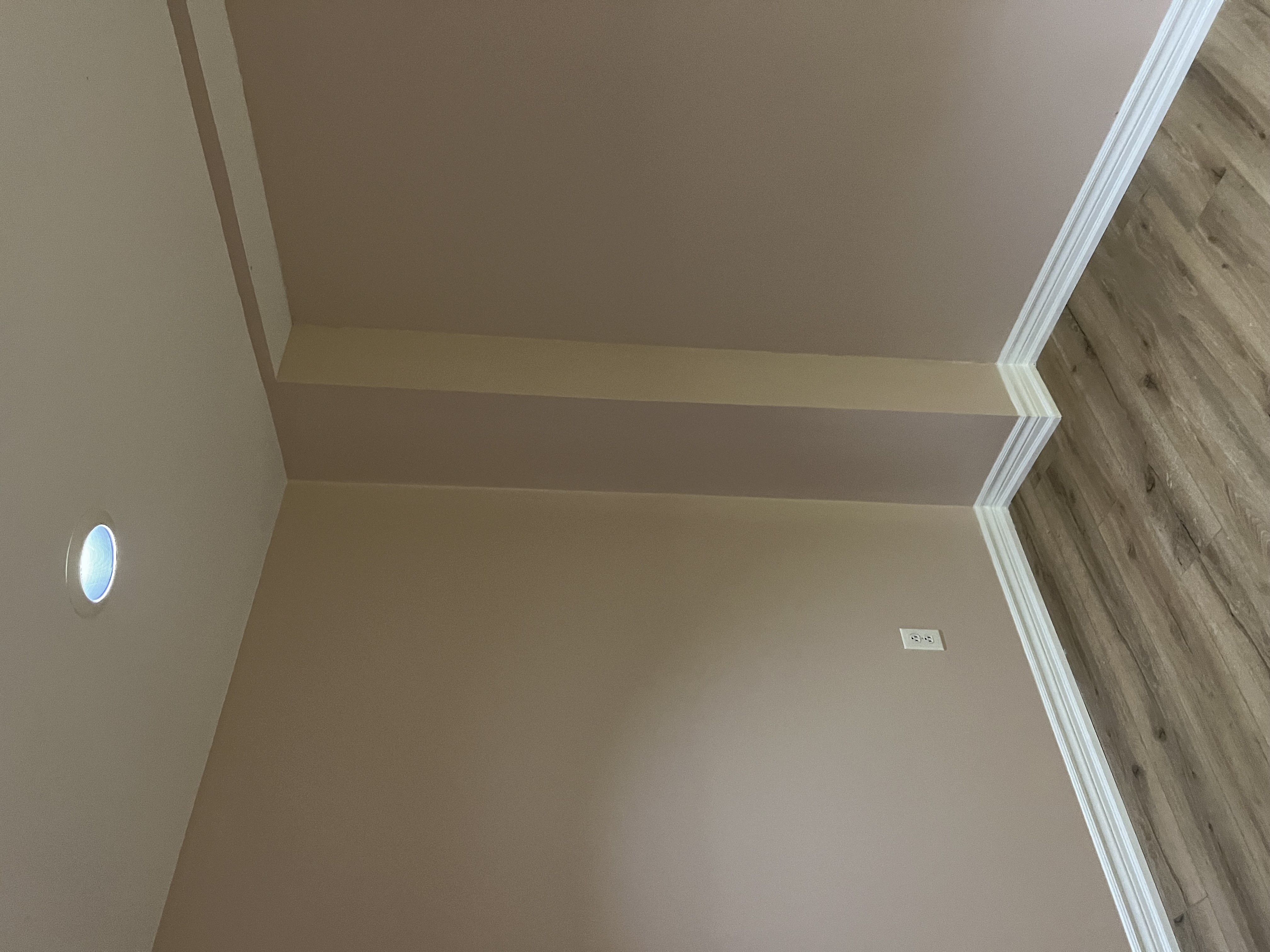 Basement after water leak restoration