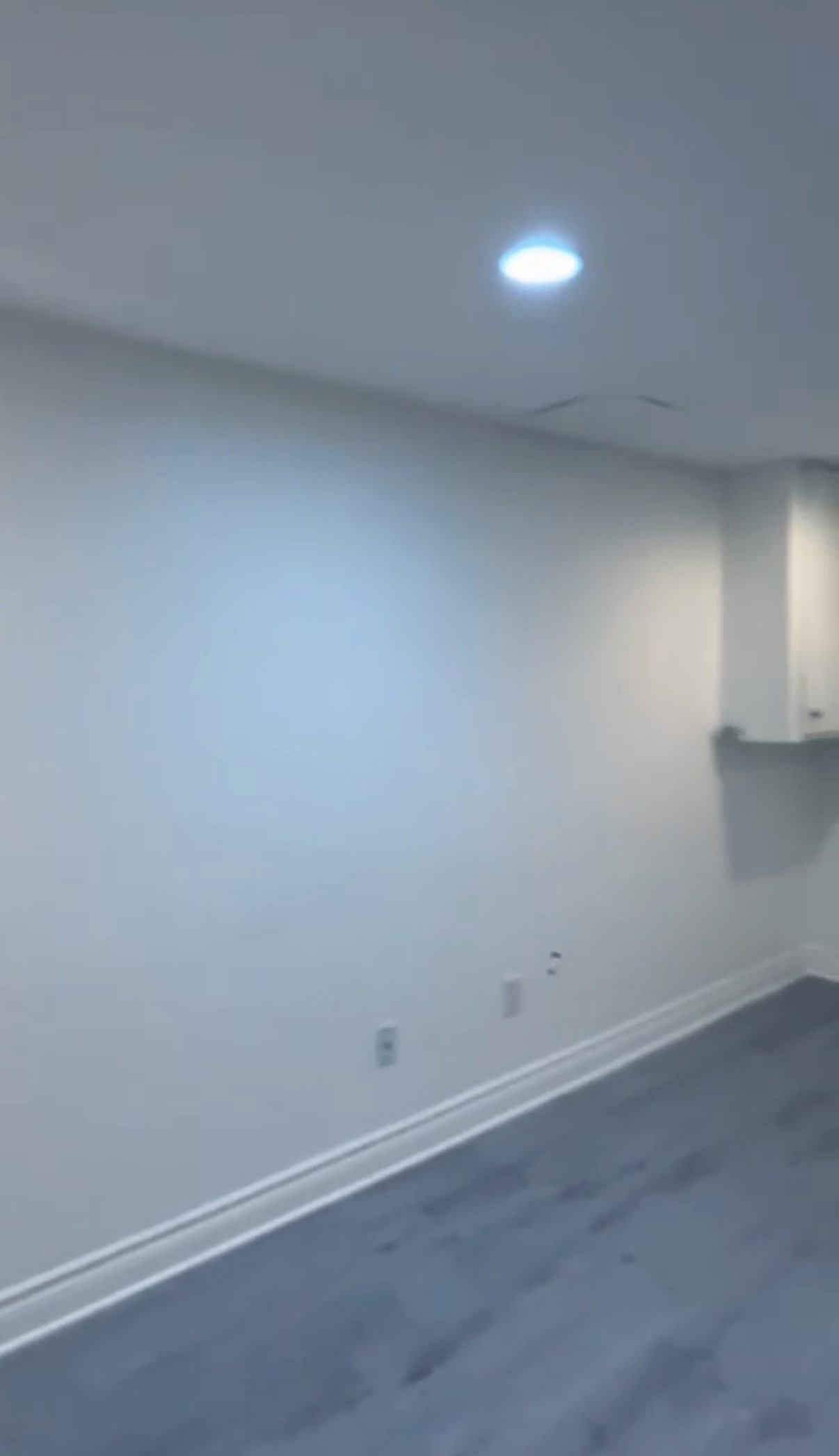 Basement after mold remediation